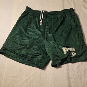 BOUTA Men's Green Drawstring Shorts Polyester Style M194